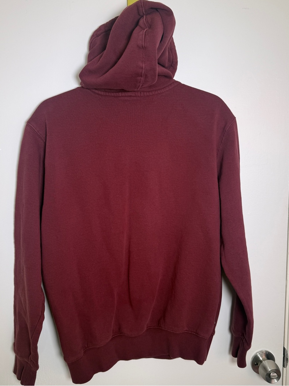 Timberland Men's Maroon Logo Hoodie Medium - Picture 6 of 6